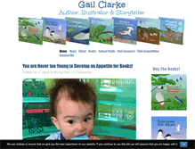 Tablet Screenshot of gailclarkeauthor.com